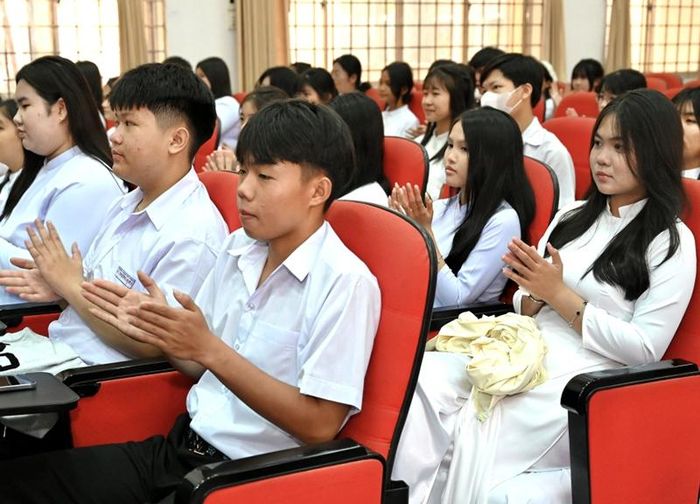 Học sinh dự lễ khai giảng năm học 2026 - 2027 trên địa bàn tỉnh Tây Ninh.