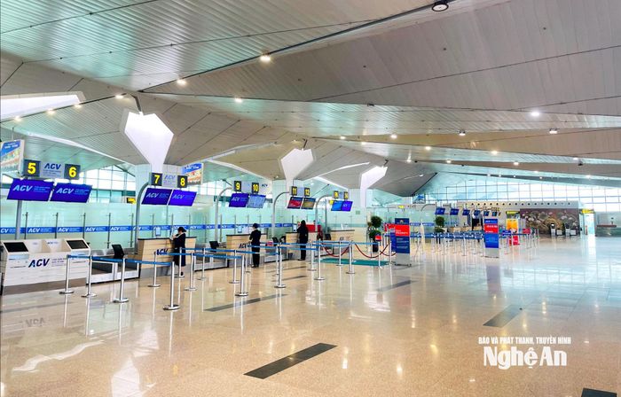 Nhà ga quốc nội hiện đã được mở rộng, đáp ứng nhu cầu ngày càng đông của hành khách. Ảnh tư liệu minh hoạ: Q.A
