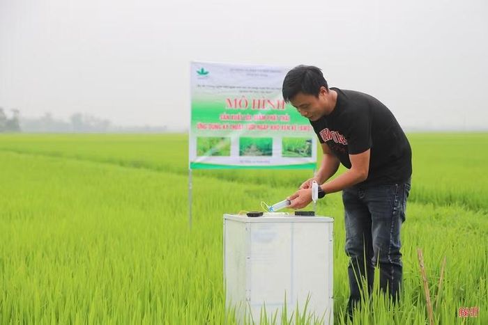 Việc đo quá trình phát thải khí CH4 giúp làm rõ hiệu quả của mô hình canh tác giảm phát thải.