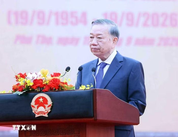 Tổng Bí thư, Chủ tịch nước Tô Lâm phát biểu. (Ảnh: Thống Nhất/TTXVN)
