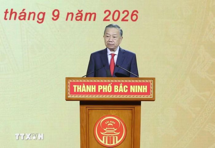 Tổng Bí thư, Chủ tịch nước Tô Lâm phát biểu chỉ đạo. (Ảnh: Thống Nhất/TTXVN)