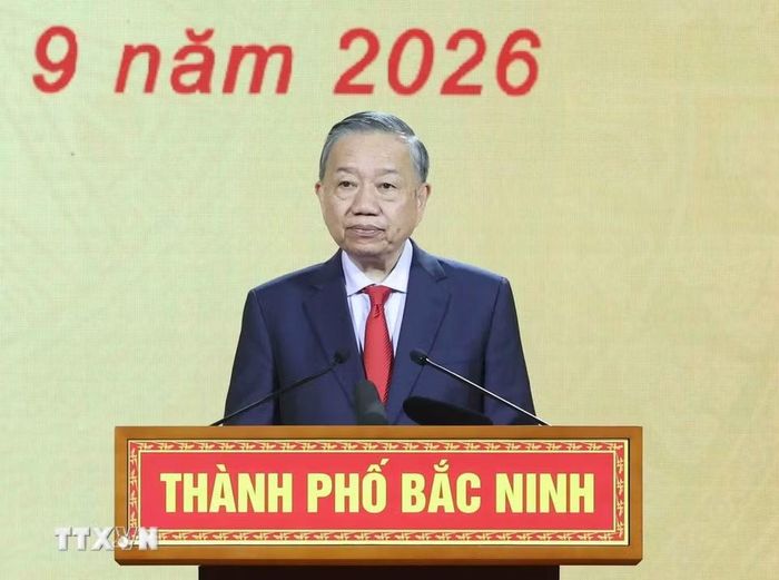 Tổng Bí thư, Chủ tịch nước Tô Lâm phát biểu chỉ đạo. (Ảnh: Thống Nhất/TTXVN)