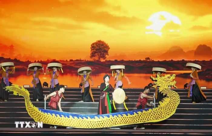 Chương I: “Kinh Bắc - Giao điểm hội tụ”. (Ảnh: Đồng Thúy/TTXVN)