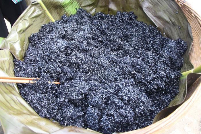 Món xôi đen Tam Đảo. Ảnh: Sưu tầm