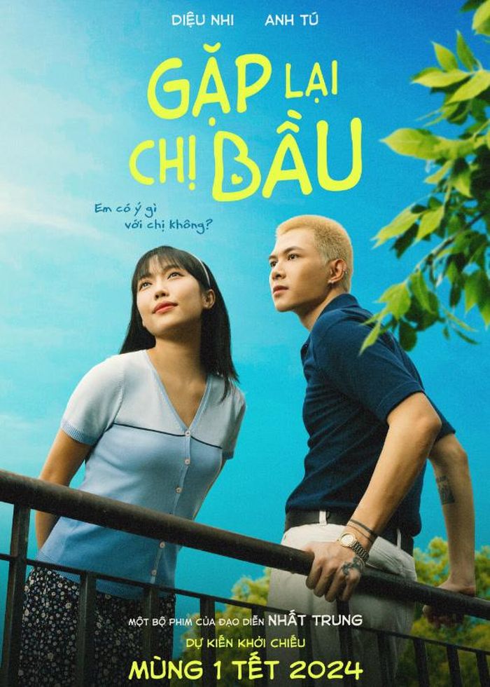 Diệu Nhi và Anh Tú tái hợp trong phim Tết Gặp lại chị bầu.