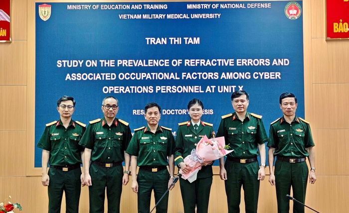 Ban Giám đốc Học viện Quân y đã tạo điều kiện để Thượng úy Trần Thị Tâm có nhiều cơ hội được học tập, nghiên cứu, rèn luyện từng bước trưởng thành.