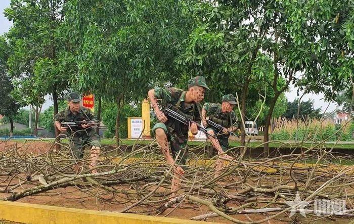 Cán bộ, chiến sĩ Đại đội 20, Trung đoàn 95 (Sư đoàn 325, Quân đoàn 12), tiền thân là Chi đội Thiện Thuật thực hành huấn luyện. Ảnh:qdnd.vn