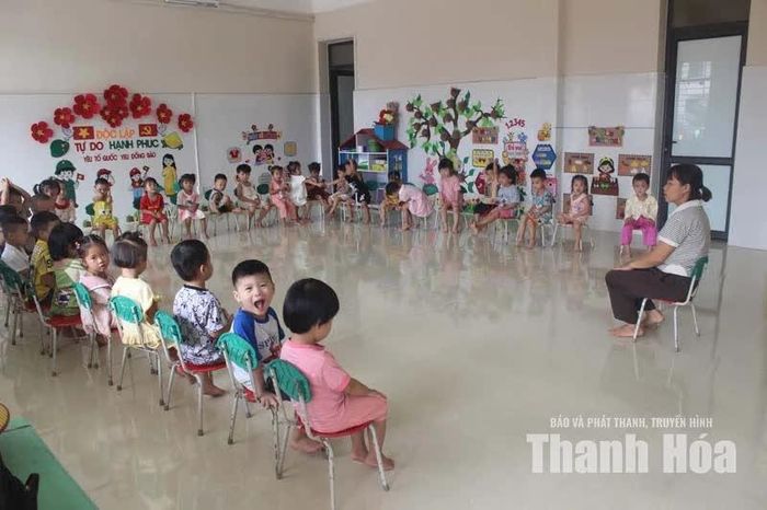 Việc đảm bảo nguồn nước ổn định, an toàn giúp cô và trò Trường Mầm non Yên Khương yên tâm dạy và học.