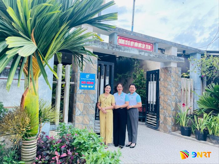Mô hình “Nhà sạch - Ngõ đẹp” tạo chuyển biến từ mỗi gia đình đến khu dân cư ở xã Đồng Dương. Ảnh: ĐVCC