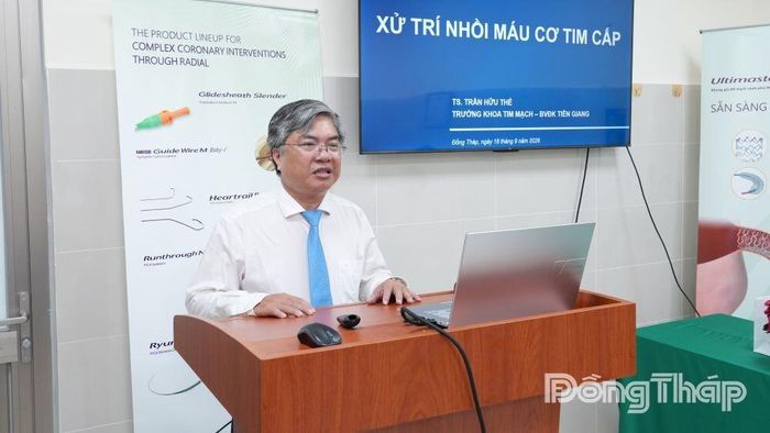 TS.BS Trần Hữu Thế chia sẻ về chiến lược xử trí cấp cứu và tối ưu hóa điều trị nhồi máu cơ tim cấp.
