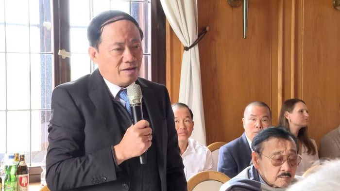 Chủ tịch UBND tỉnh Phạm Anh Tuấn phát biểu tại buổi làm việc. Ảnh: Đức Hải