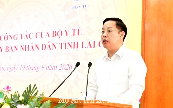 Đồng chí Hà Quang Trung - Phó Bí thư Tỉnh ủy, Chủ tịch UBND tỉnh phát biểu tại buổi làm việc.