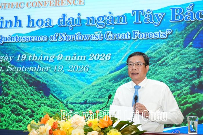 Tiến sỹ Lê Xuân Định – Thứ trưởng Bộ Khoa học và Công nghệ phát biểu tại hội thảo.