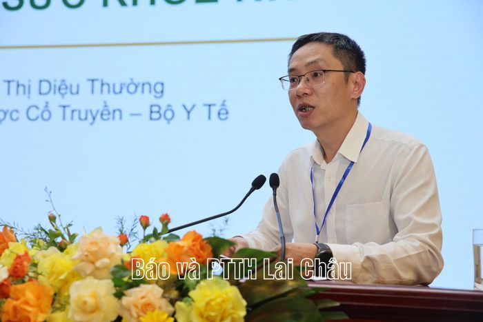 Thạc sĩ Nguyễn Đăng Lâm – Phó Cục trưởng Cục Quản lý y, dược cổ truyền (Bộ Y tế).
