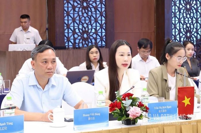 Lãnh đạo Sở VHTT&DL tỉnh Lạng Sơn phát biểu tại buổi hội đàm