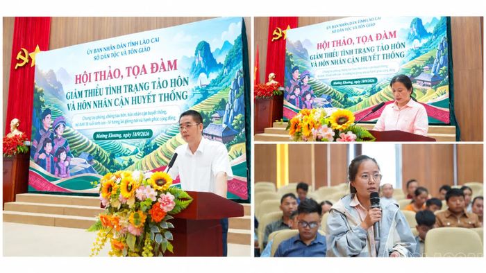 Các đại biểu phát biểu tại hội thảo, tọa đàm.