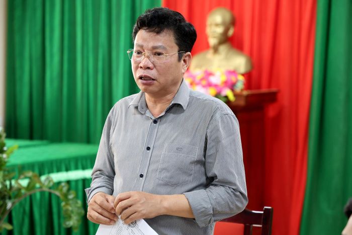 Đồng chí Lưu Văn Trung đề nghị khẩn trương công bố tình huống khẩn cấp tại khu vực sụt lún