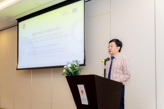 Ông Đặng Hải Dũng, Phó Cục trưởng Cục Năng lượng - Dầu khí phát biểu tại sự kiện.