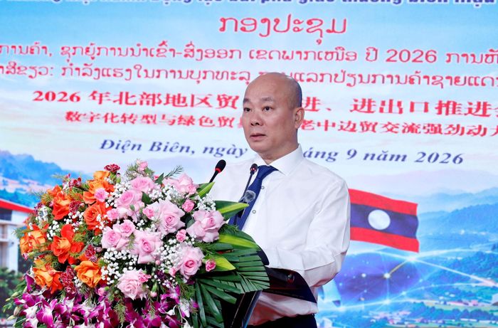 Ông Vũ Bá Phú, Cục trưởng Cục xúc tiến thương mại, Bộ Công Thương phát biểu khai mạc.