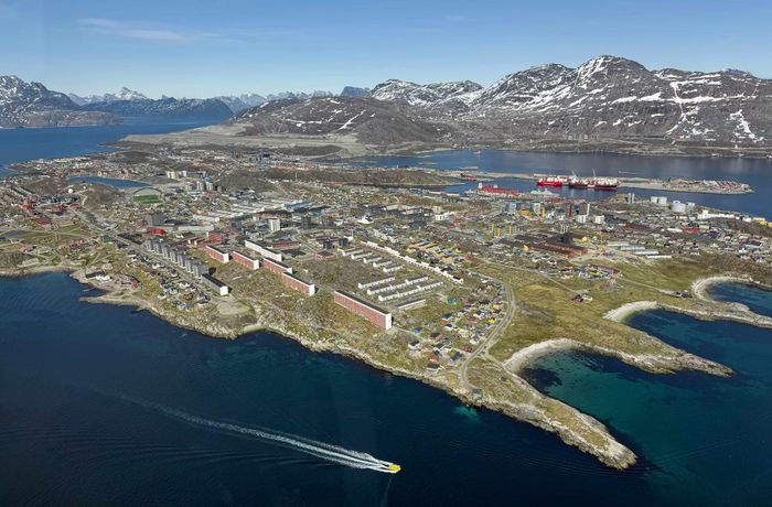 Nuuk, thủ phủ của Greenland. Ảnh Wikimedia Commons.