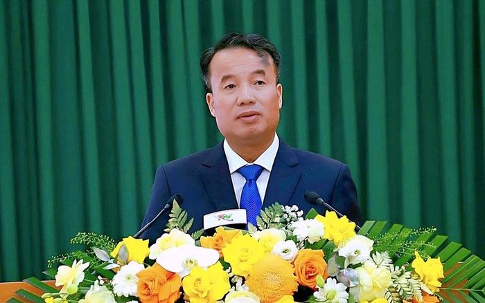 Tân Chủ tịch UBND tỉnh Thái Nguyên Nguyễn Thế Mạnh phát biểu nhận nhiệm vụ tại Kỳ họp thứ Bảy (Kỳ họp chuyên đề) HĐND tỉnh Thái Nguyên khóa XV, nhiệm kỳ 2026-2031.