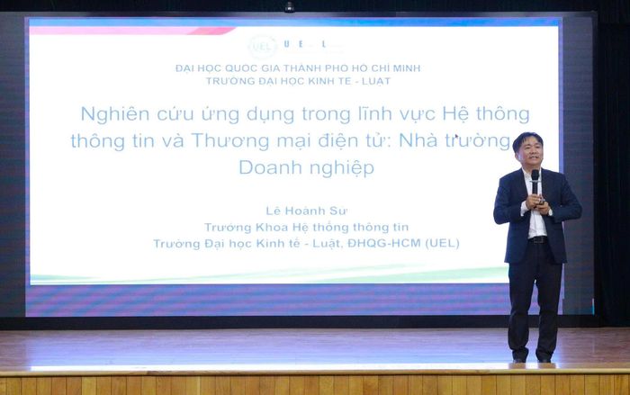 PGS.TS Lê Hoành Sử hiện là Trưởng khoa Hệ thống Thông tin, Trường Đại học Kinh tế - Luật, Đại học Quốc gia TP. HCM.