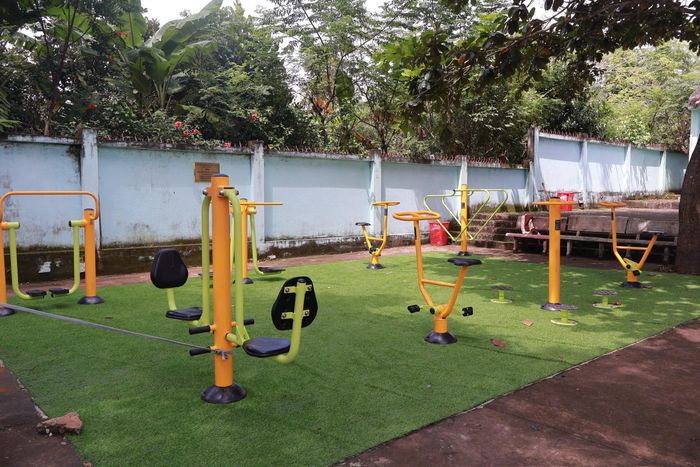 Khu công trình rèn luyện thể thao tại khuôn viên trường