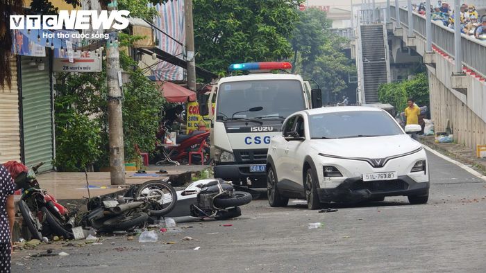 Hiện trường vụ việc.