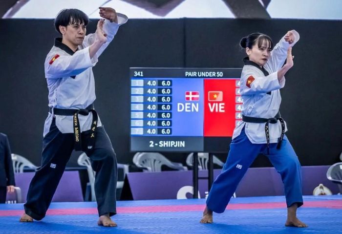 Thiên Phụng và Lệ Kim thể hiện sự ăn ý cùng bản lĩnh trong phần thi của mình. Ảnh: WT