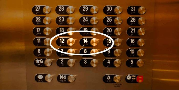 Hầu hết các khách sạn ở Mỹ "nhảy cóc" từ tầng 12 lên 14 để khách lưu trú bớt lo lắng. Ảnh: Otis Elevators