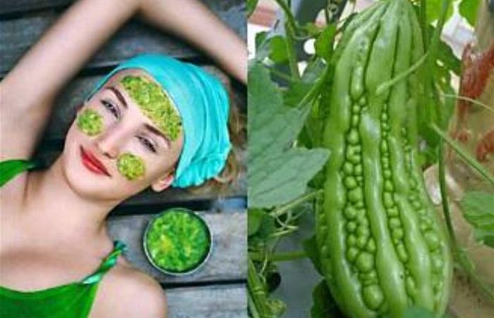 Mặt nạ mướp đắng với nước cốt chanh và cà chua giúp chống oxy hoá, làm sáng da đồng thời làm mờ vết thâm.