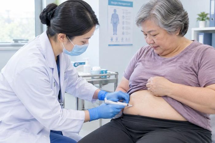 Cần cá nhân hóa khi dùng thuốc điều trị giảm cân cho người cao tuổi béo phì. Ảnh minh họa AI.