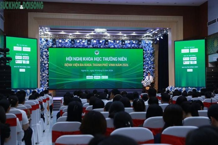 Toàn cảnh Hội nghị khoa học thường niên Bệnh viện Đa khoa TP Vinh. ẢNH: V. Đồng