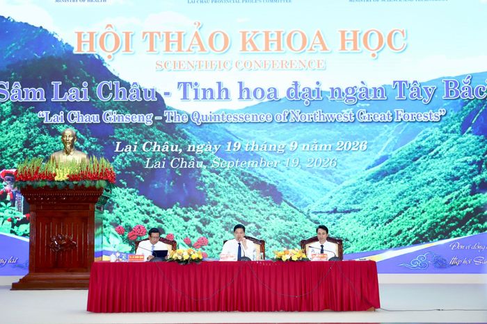 Ngày 19/9, tại Lai Châu, Hội thảo khoa học "Sâm Lai Châu - Tinh hoa đại ngàn Tây Bắc" được tổ chức với sự tham dự của lãnh đạo Bộ Y tế, Bộ Khoa học và Công nghệ, lãnh đạo tỉnh Lai Châu cùng các chuyên gia, nhà khoa học, doanh nghiệp.