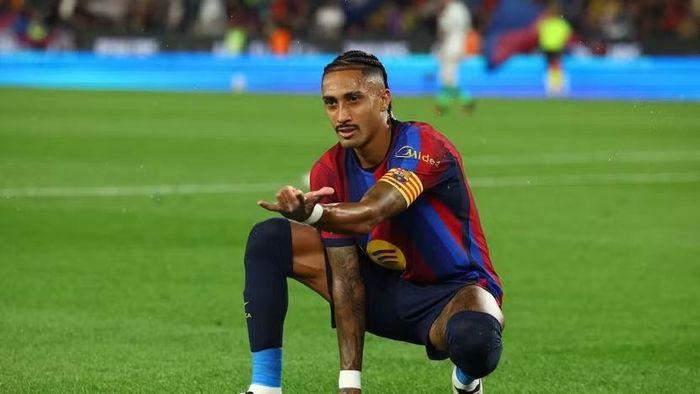Sevilla 1-3 Barcelona: Raphinha lập hat-trick, Barca thắng trận thứ 7 liên tiếp (Ảnh: AS)