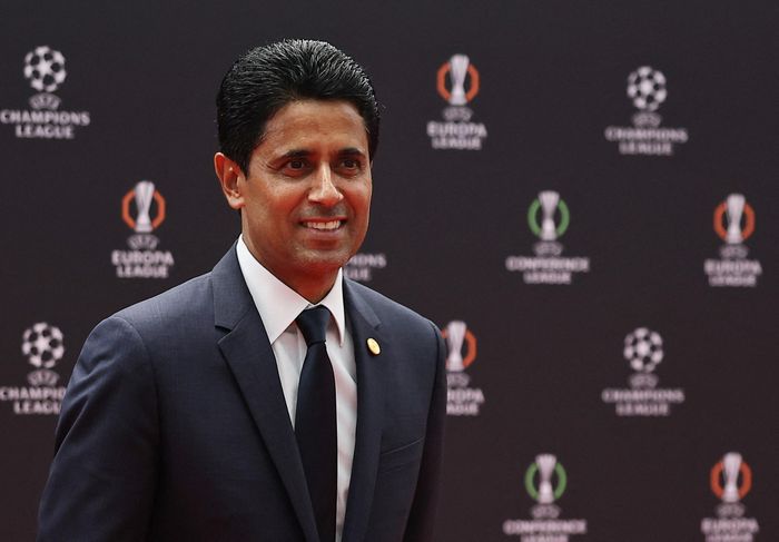 Nasser Al-Khelaifi bị điều tra hình sự. Ảnh: Reuters