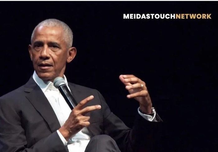 Cựu Tổng thống Barack Obama trong cuộc trò chuyện tại Đại học Colgate ngày 18/9. Ảnh: MediasTouch