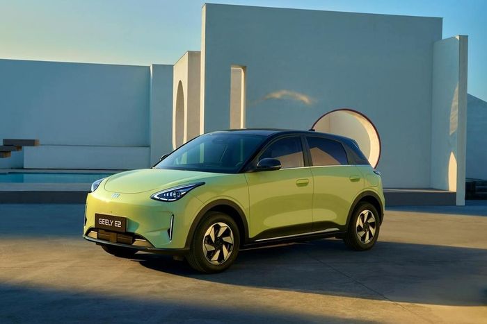 Geely E2 là một trong những xe điện Trung Quốc ra mắt thị trường châu Âu gần đây. Ảnh: Geely.