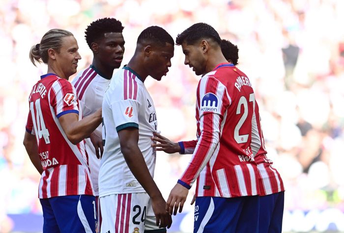 Derby Madrid diễn ra căng thẳng.