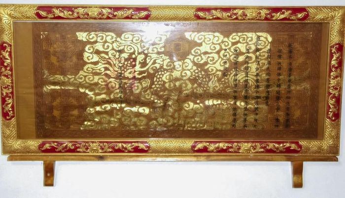Đạo sắc thứ hai được ban vào ngày 25.7 năm Khải Định thứ chín (tức là năm 1924)