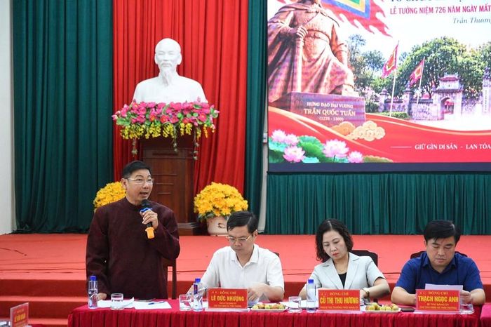 Nghệ sĩ Lê Thế Song, đạo diễn chương trình nghệ thuật khai mạc Lễ hội đền Trần Thương năm 2026 chia sẻ về chương trình