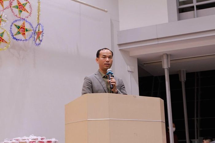 Ông Nguyễn Văn Lợi, Chánh Văn phòng Tổng lãnh sự quán Việt Nam tại Osaka phát biểu