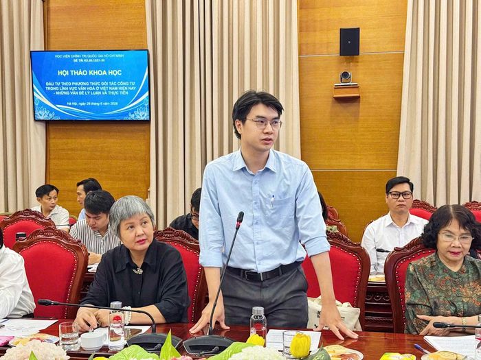  Tiến sĩ Phạm Minh Quân, Giảng viên Khoa Nghệ thuật và Thiết kế, Trường Khoa học liên ngành và Nghệ thuật, Đại học Quốc gia Hà Nội. (Ảnh: Nhân vật cung cấp) 