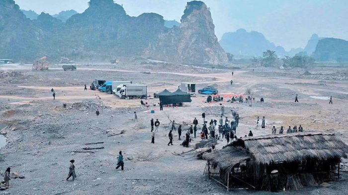 Bối cảnh phim Hộ linh tráng sĩ được ghi hình tại Ninh Bình. (Ảnh: Đoàn làm phim cung cấp)