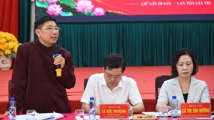 Nhà biên kịch, Thạc sĩ Lê Thế Song chia sẻ. (Ảnh: THÀNH CÔNG)