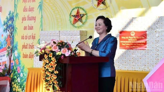 Phó Thủ tướng Phạm Thị Thanh Trà phát biểu tại chương trình. (Ảnh: THANH PHÚC)