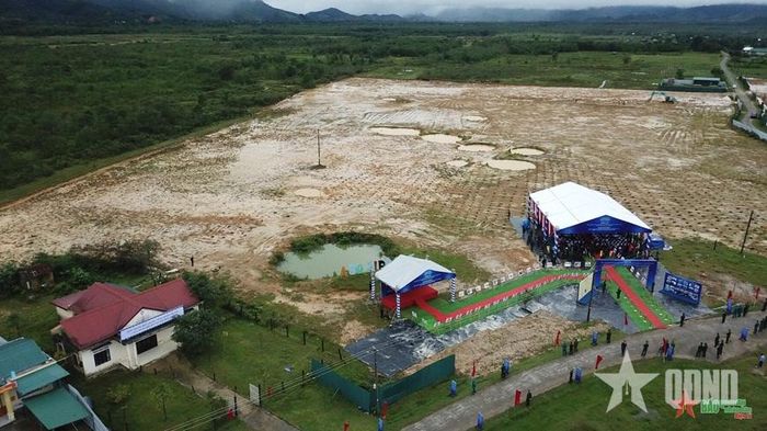 Khu vực hoàn thành xử lý đất nhiễm chất độc da cam/dioxin tại sân bay A So, TP Huế (năm 2023). Ảnh: qdnd.vn
