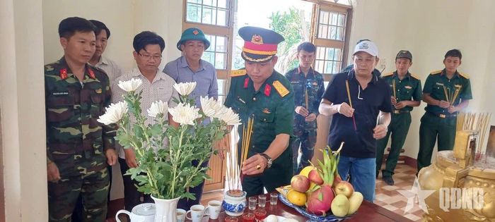 Hiện tại hài cốt liệt sĩ đang được thờ cúng, bảo quản tại Phòng thờ Đài tưởng niệm Liệt sĩ xã Sơn Thành.