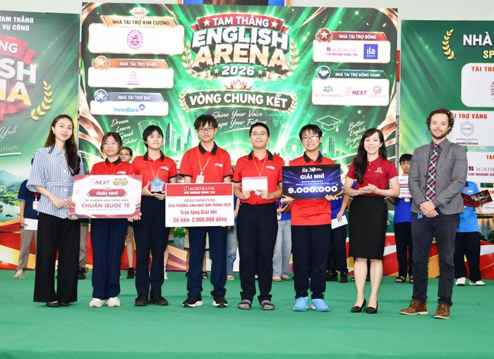  Giải nhì được trao cho Trường THCS Nguyễn An Ninh. 