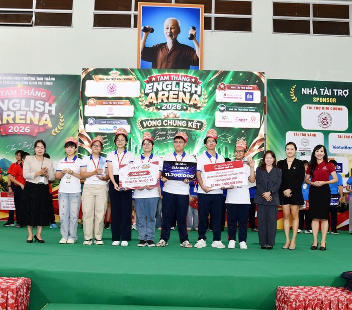  Trường THCS Nguyễn Văn Linh xuất sắc giành giải nhất. 